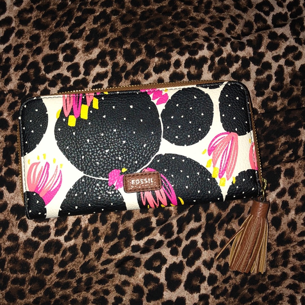 Fossil cactus wallet